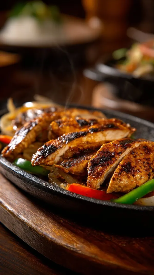 After AI enhancement — professional fajitas photo for restaurant Google Maps, Instagram and menu photography, Orlando FL 2026 by BrandWorks