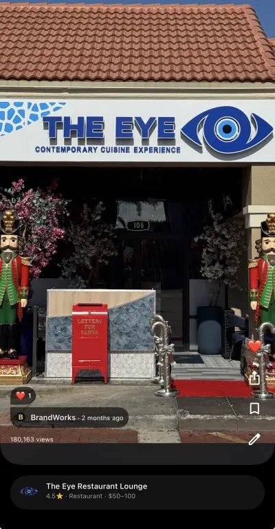 The Eye restaurant photo Orlando — 180,163 views on Google Maps by BrandWorks